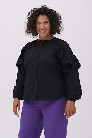 Jersey  Purple and black, Tops & tees, Women shopping