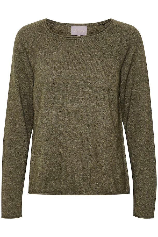 Culture Olive Night Melange CUalaia Pullover – Kaufen Olive Night Melange  CUalaia Pullover bei